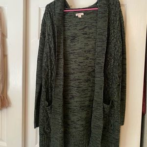 Dark Green Cardigan